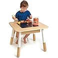 Tender Leaf Toys - Forest Table and Chairs Collections - Adorable Kids Size Art Play Game Table and Chairs - Made with Premium Materials and Craftsmanship for Children 3+ (Forest Table)