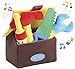 Kleeger Plush Tool Play Set for Toddlers (5 Pcs - Play's Sounds) with Carrier Box | Extra Soft & Cute Toys for Baby Boys/Girls & Pre-School Children | Great Gift Idea