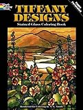 Tiffany Designs Stained Glass Coloring Book (Dover Design Stained Glass Coloring Book) by A. G. Smith