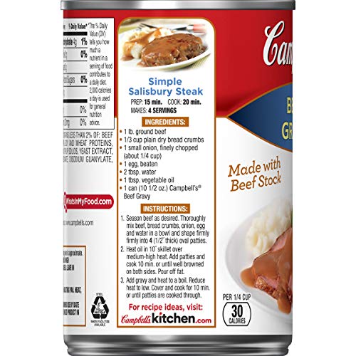 CAMPBELL’S GRAVY BEEF, 10.5 OUNCE