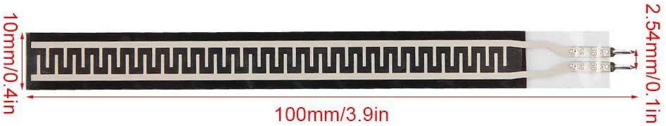 Strip Pressure Sensor 500g Thin Film Force Sensitive Resistor Flexible Pressure Sensor for Smart Home, Black, 10mm - Image 3