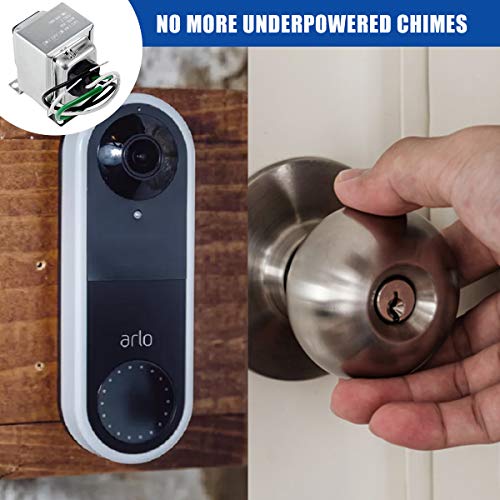 Funmit Doorbell Transformer 16V 30VA Compatible with Compatible with