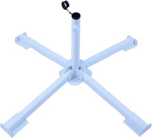 Tempered Iron Patio Umbrella Stand Yaetek Portable Foldable Beach Stand Adjustable Patio Umbrella Base Holder Umbrella Base Water Bag Rust Free Umbrella Base Outdoor Sunshade Anchor Umbrella Stands Bases Umbrellas