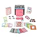 Fujifilm Instax Mini 9 Camera Accessories Bundle, Fuji 11 PC Kit Includes: Flamingo Pink Instax Case + Strap, 2 Albums, Filters, Selfie Lens, Hanging + Creative Frames, 60 Stickers, Gift Set