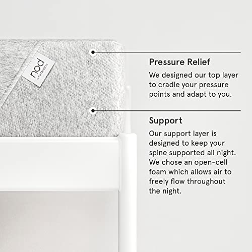 Nod By Tuft & Needle 8Inch Full Mattress, Adaptive Foam Bed In A Box