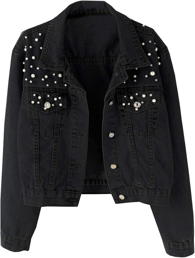 oversized denim jacket amazon