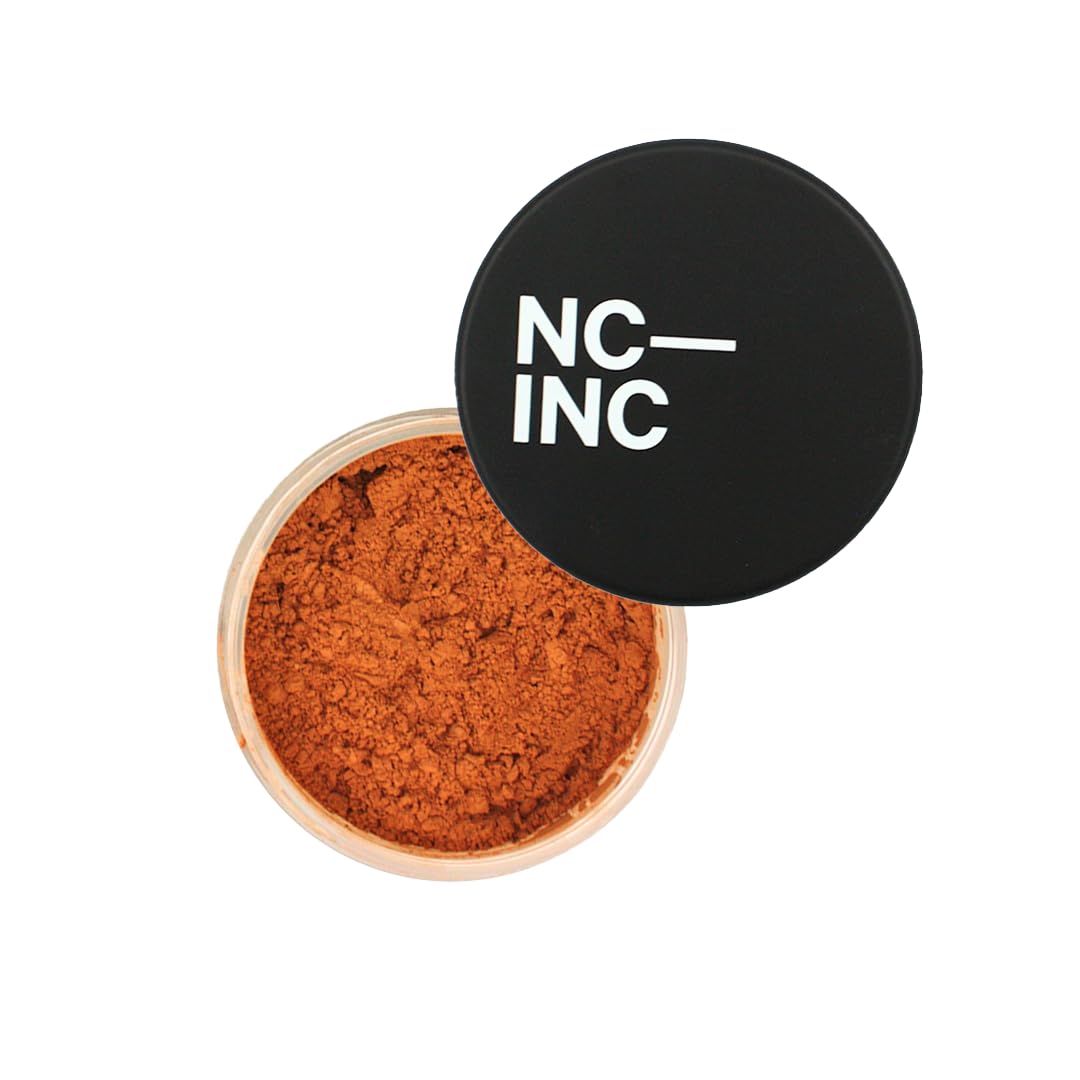 NC-INC Mineral Powder Foundation | Buildable Coverage | Matte Finish | Golden Deep Tan 14 | 8g