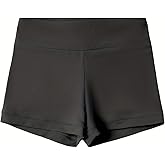 Swdarz Girls Dance Shorts for Ballet Gymnastics Cheers Spandex Athletics for Team Sports