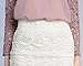AOMEI Women's Lace High Waist Pencil Skirts
