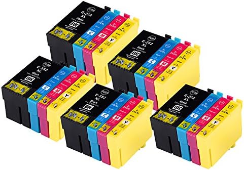 20 Pack Remanufactured 252XL 120 Durabrite Ultra High Capacity Replacement Ink Cartridges