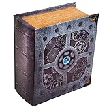 Wizardry Foundry Grimoire Artificer Wooden Spell-book Style Deck Box for over 350 Card Capacity