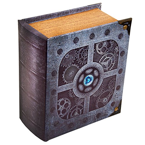 Wizardry Foundry Grimoire Artificer Wooden Spell-book Style Deck Box for over 350 Card Capacity