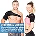 Shoulder Brace for Women and Men - Left or Right Shoulder Support Brace for Rotator Cuff AC Joint Dislocated Shoulder - Adjustable Neoprene Compression Shoulder Sleeve