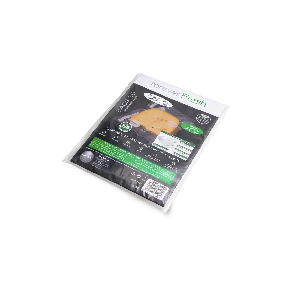 MACOM 702 Forever Fresh Vacuum Bags for The Storage of Food