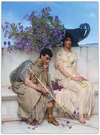 LKYH Home Decoration Print Art Wall Pictures For Living-room Poster Canvas Paitings Netherlandish Lawrence Alma-Tadema-60cm*90cm(Frameless)
