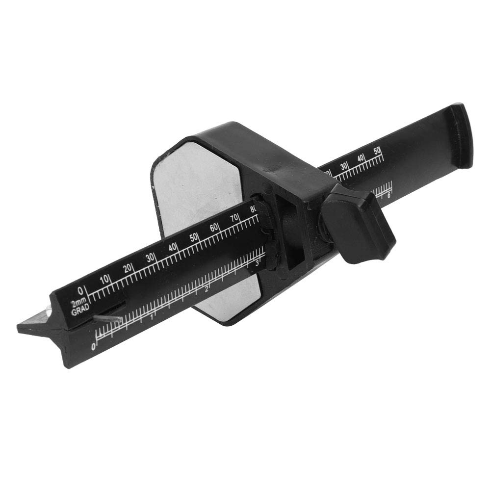 YWBL-WH Parallel Marking Gauge, 0-150mm Carpenter Scriber, Wood Working Marking Tool Metal Scribing Gauge, Parallel Scribe Tool for Woodworking