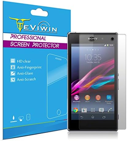 3 Pack Anti-Glare Clear Hard Coating Premium Screen Protector Film / Ultra High Definition Invisible and Anti-Bubble Crystal Shield for Sony Xperia Z1 L39H - Free Lifetime Replacement Warranty