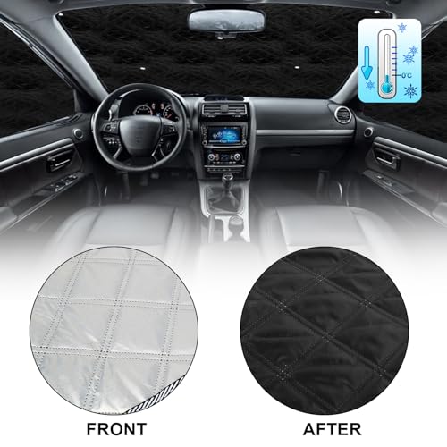 Opaltool 8 x Car Interior Sun Shades Suitable for 2017-2026 Citroen Dispatch, Folding Thermal Blinds Kit for Privacy and Thermal Regulation in Camper Vans