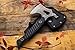 MTech USA Xtreme – Axe – Stonewashed Finish Stainless Steel Axe Blade, Black G10 Handle, Full Tang Construction, Includes 1680D Nylon Sheath, EDC, Tactical – MX-AXE10BK