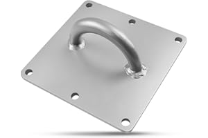 HZSIFU Heavy Duty D-Ring Anchor Plate, Reusable Fall Protection D-Plate Anchor for Concrete Walls Ceilings Columns