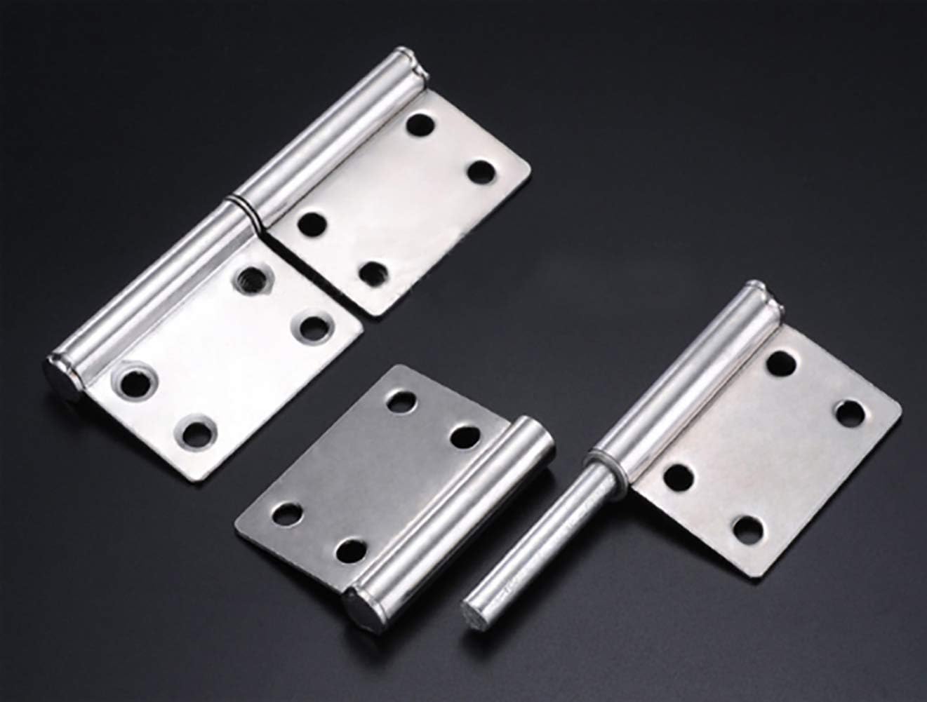 Lift Off Door Hinges, Tiberham Stainless Steel 360 Degree Rotation Door Flag Hinge - Image 4