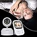 Baby Monitor - Video Baby Monitor with Camera, Remote Pan-Tilt, HD Display, Super Clear Night Vision, and Two-Way Talk (Cool White)