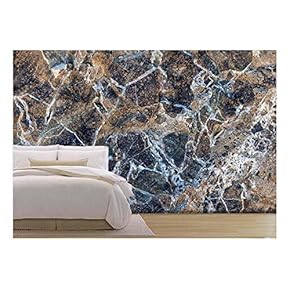 High Resolution of Gray Marble - Removable Wall Mural | Self-Adhesive Large Wallpaper - 66x96 inches