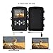 RAINBOWDAY Deer Camera Trail Camera 16MP 1080P HD IR Night Vision Wildlife Motion Activated Camera with IP56 Waterproof 0.2s Trigger Time and 2.4 inch LCD Screen Game Camera