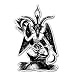 Baphomet Lucifer Vinyl Sticker - Car Phone Helmet - SELECT SIZE