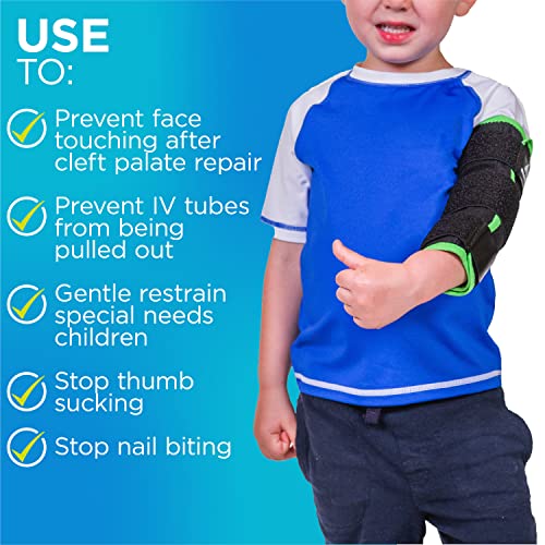 BraceAbility Thumb Sucking Guard Pediatric Elbow Immobilizer Brace