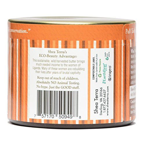 Shea Terra Organics 100% Organic Cold Pressed Virgin Shea Butter Scented with Pumpkin Seed Essential Oil and Natural… - Image 4