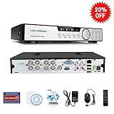 HISVISION 8CH 1080N AHD DVR 5-in-1 Hybrid (1080P NVR+1080N AHD+960H Analog+TVI+CVI) CCTV 8-Channel HDMI QR Code Scan Easy Remote View Email Alerts Home Security Surveillance Camera System(No HDD)