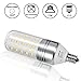 LOHAS 100W Equivalent LED Candelabra Light Bulbs,12W LED Corn Bulb, E12 Screw Base, Daylight White(5000K), CFL Lights Incandescent Bulbs Replacement, 1100 Lumen, Non Dimmable(3 Pack)