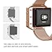 SWEES Metal Bands Compatible Fitbit Blaze Smart Watch, Stainless Steel Magnetic Replacement Band with Frame Small & Large for Women Men, Champagne Gold, Black, Silver, Colorful, Rose Gold