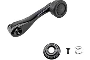 WORLD AMERICAN WINDOW CRANK HANDLE BLACK - COMPATIBLE WITH KENWORTH T400 T450 W900 (SQUARE DRIVE)