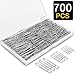 Paper Clips, 700 Pcs Assorted Paperclips for School, Home and Office (28mm, 33mm, 50mm)