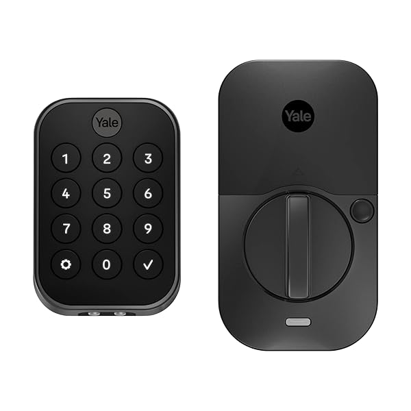 YALE ASSURE LOCK 2, BLACK SUEDE KEYLESS ENTRY...