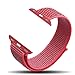 amBand Compatible for Apple Watch Sport Loop Band 42mm 44mm, Lightweight Breathable Nylon Replacement Band Compatible for Apple Watch Series 1, Series 2, Series 3, Series 4, Sport, Edition-Hibiscus
