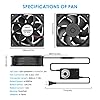 Ventilateur Serveur 220V 6x120mm 3000RPM (Tour par Minute