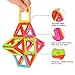 ThinkMax 70 Pieces Magnetic Building Blocks Set Educational Construction Stacking Toys Car Wheel Set