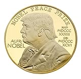 Donald Trump Nobel Peace Prize Coin 2018-24K Gold Plated Commemorative Collectors Edition. Stunning Proof Coin in Acrylic Capsule and Presentation Box.