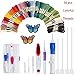 Magic Embroidery Pen, iLosga Embroidery Stitching Punch Needle Embroidery Kit Craft Tool Set Including 50 Color Threads for DIY Sewing Embroidery Cross Stitch Kits and Knitting Sewing Tool