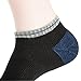 Low Cut Socks for Men Cushion No Show Athletic Running Sock 6 Pairs(White/Grey/Black)