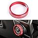 BORUIEN Red Trailer Switch Knob Ring Cover Frame Trim for Ford F150 XLT 2016 2017