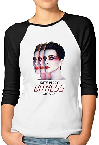Katy Perry Tour 2017 Witness TShirts PERRY WITNESS TOUR 3/4 Raglan Baseball TShirts For Women