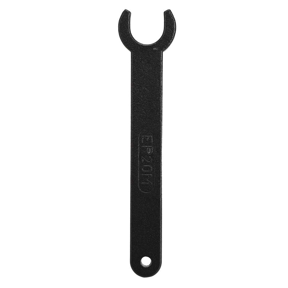 Walfront ER M-Type CNC Collet Chuck Wrench High Carbon Steel Precision CNC Nut Wrench for ER20-UM Collet Nut Professional Hand Tool