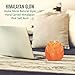 Himalayan Glow Tealight Candle Holder, Home Décor Natural Style Hand Carved Salt Lamp - 2 Pack