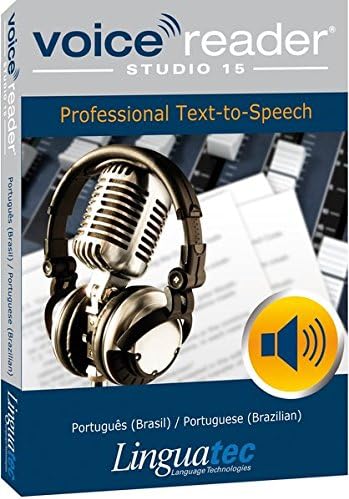 Voice Reader Studio 15 Portugues Brasil Portuguese Brazilian Professional Text To Speech Software Tts For Windows Pc Convert Any Text Into Audio Natural Sounding Voices Create High Qu Amazon Sg Books