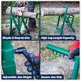 Sealey LC300ST Log Stand Heavy Duty 230mm Capacity Foldable Chainsaw Compatible view 10