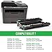 LINKYO Compatible Toner Cartridge and Drum Unit Replacement for Brother TN760 TN-760 DR730 (2 Black Toner, 1 Drum Unit)